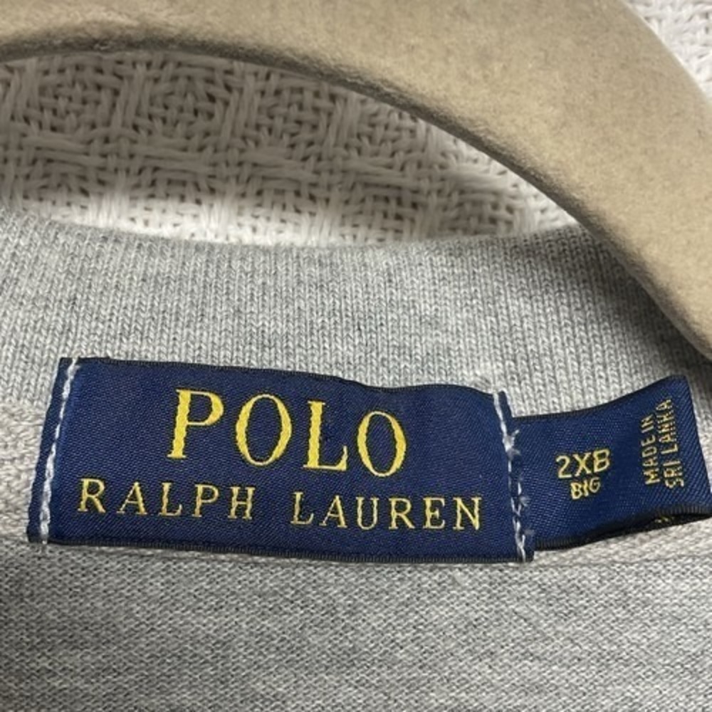 Polo Ralph Lauren Grey Big Pony Logo Short Sleeve Polo Shirt Men 2XB Sri Lanka - Picture 2 of 8